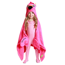 Hooded Towel Flamingo