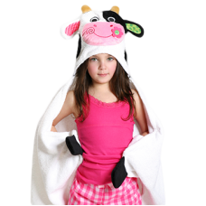 Hooded Towel Cow