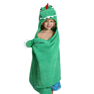 Hooded Towel Dino