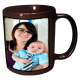 11OZ. CERAMIC PHOTO MUG BLACK
