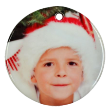 Ceramic Christmas Ball Ornament