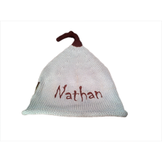 Silk Cotton Knit Knotted Bonnet 