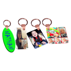 Aluminum Photo Keychain