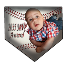 Baseball Home Plaque Wall Trophy
