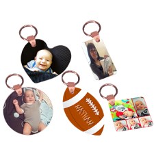 Plastic Photo Keyring