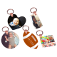Plastic Photo Keyring