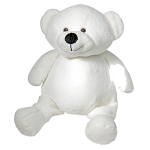 TEDDY BEAR 16'' WHITE