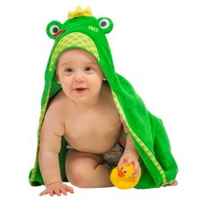 Hooded Towel Frog